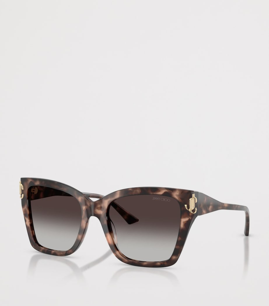 Jimmy Choo Acetate JC5012 Square Sunglasses Brown Image 2