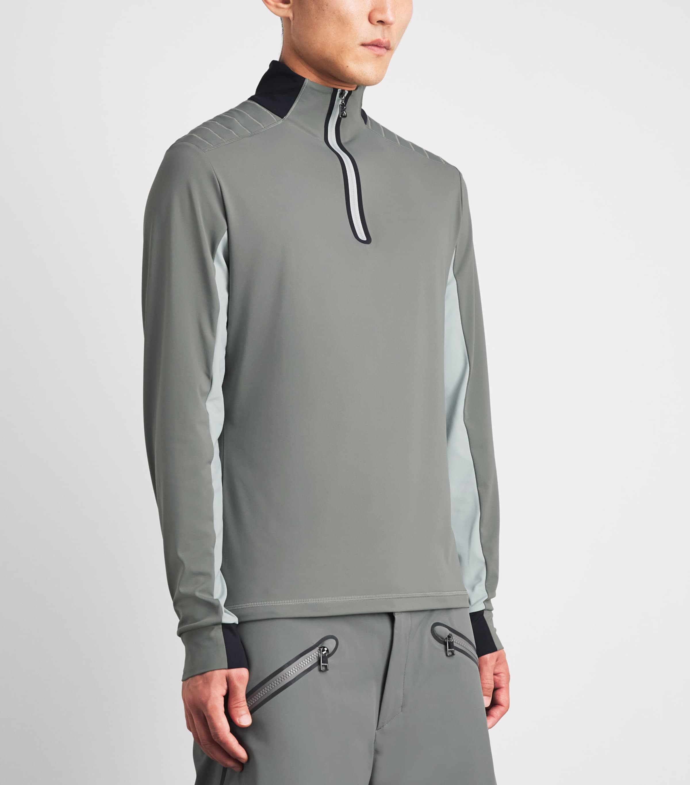 Bogner Green Quarter-Zip Tarion Base Layer | Harrods AU