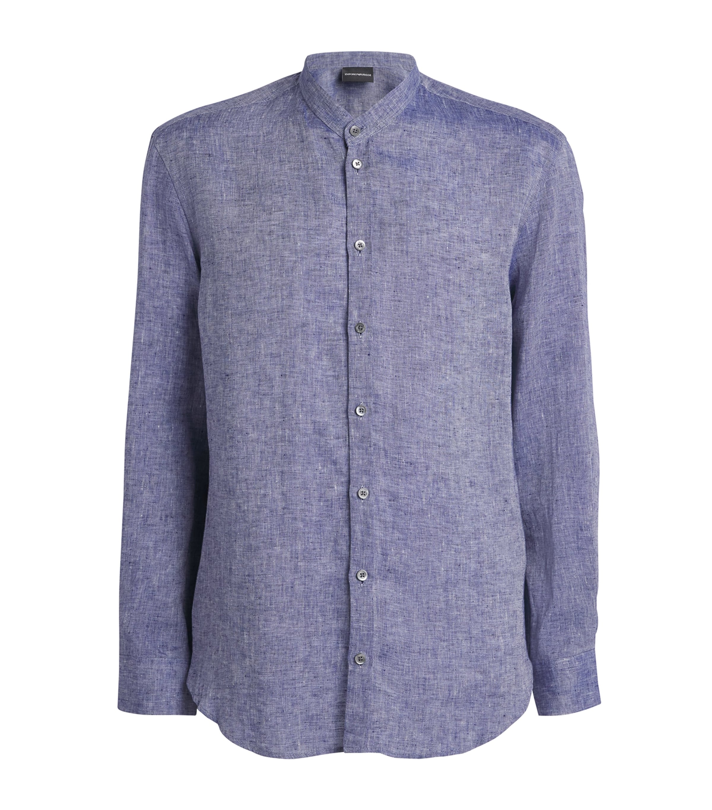 Linen Guru-Collar Shirt 919 Image 1