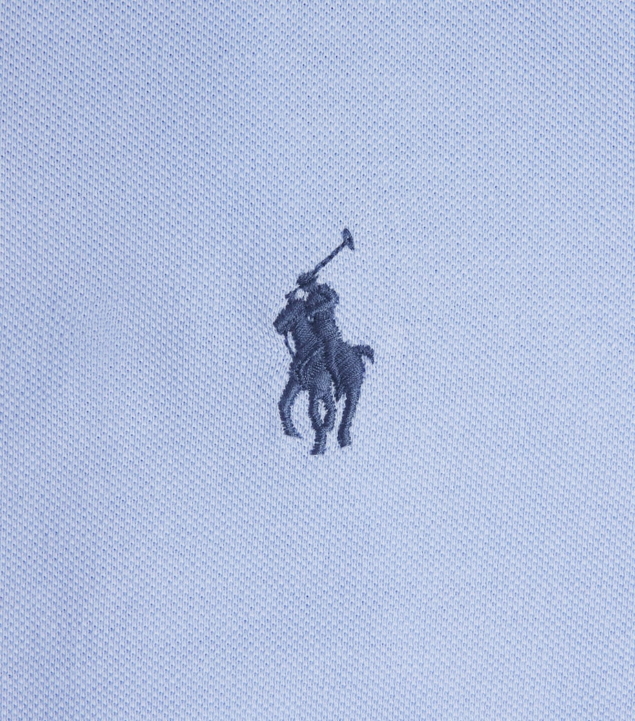 Polo Ralph Lauren Mens Cotton Featherweight Mesh Shirt Pebble Image 6
