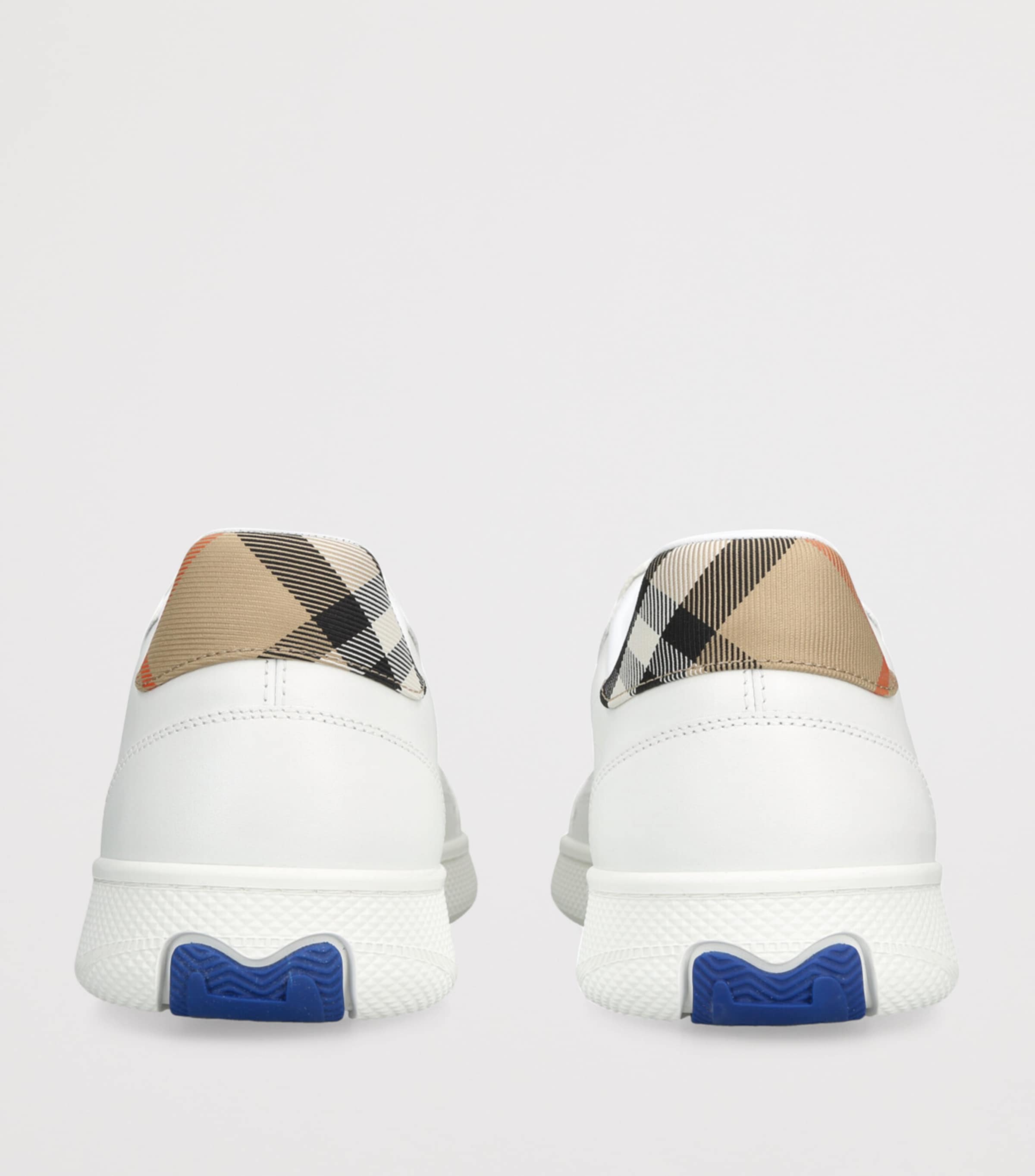 Leather Check Terrace Sneakers WHITE/OTH Image 2
