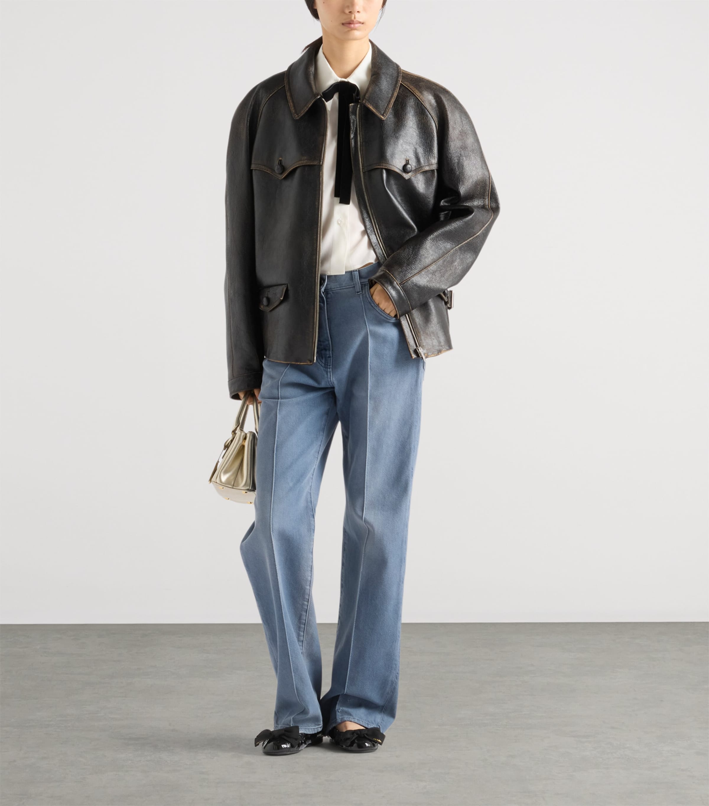 Silk Pussybow Shirt F0QM0 Image 2