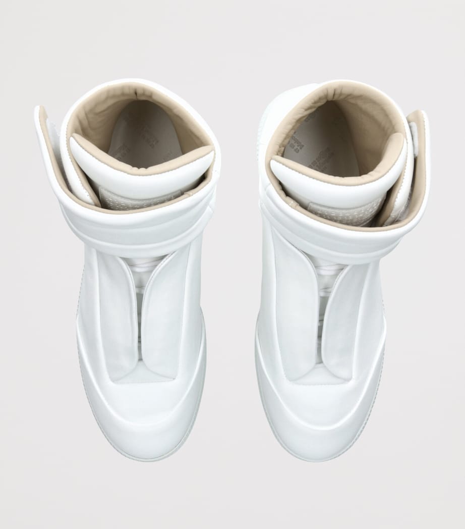 Leather Future High-Top Sneakers WHITE Image 4