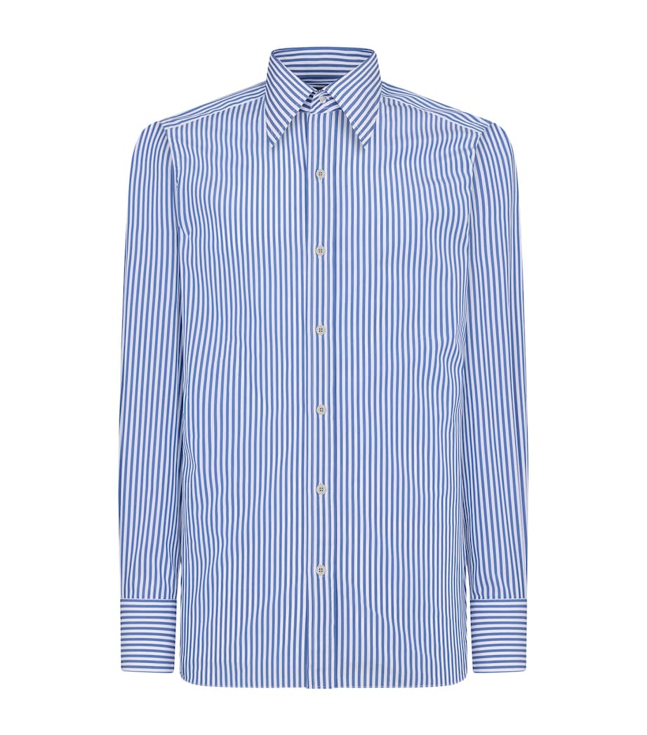 Cotton Baton Stripe Shirt WUB Image 1