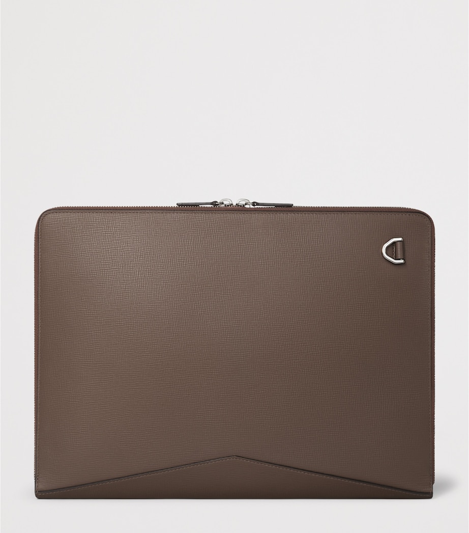 Calfskin Losange Portfolio Case PEPPER GREY Image 3