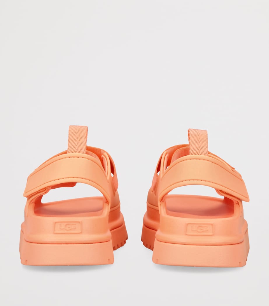 UGG Kids GoldenGlow Velcro Sandals Orange Image 2