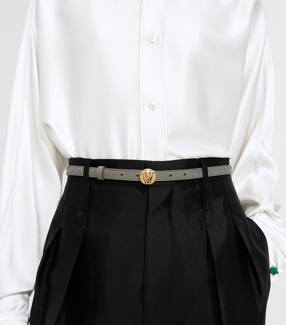 Bottega Veneta Leather Faces Belt Image 2