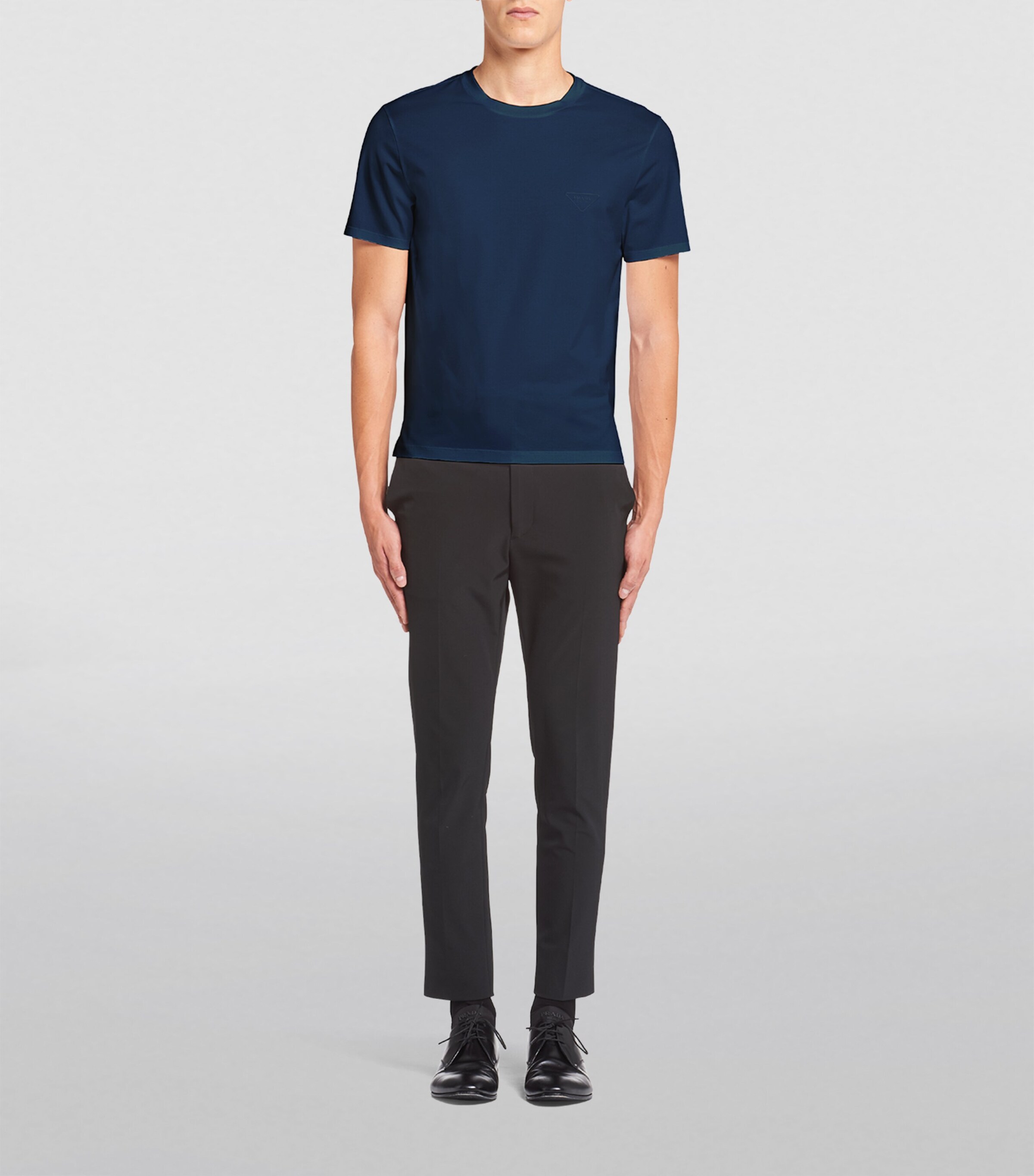 Prada Mens Logo T-Shirt Image 3