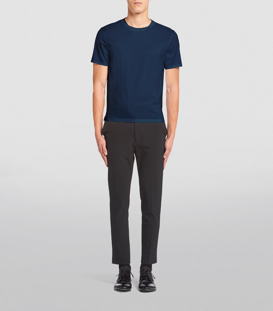 Prada Mens Logo T-Shirt Image 3