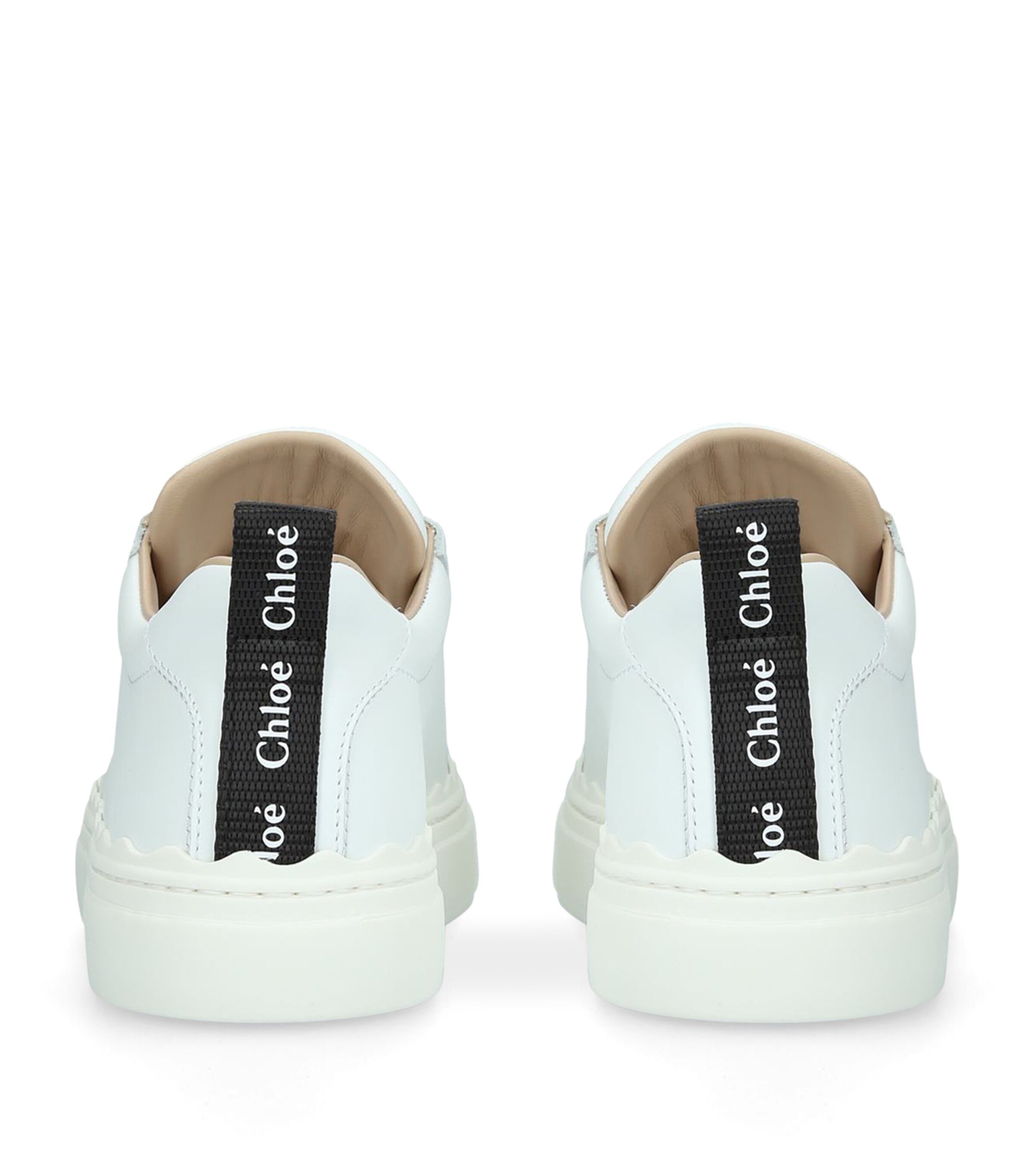 Leather Lauren Sneakers WHITE Image 3