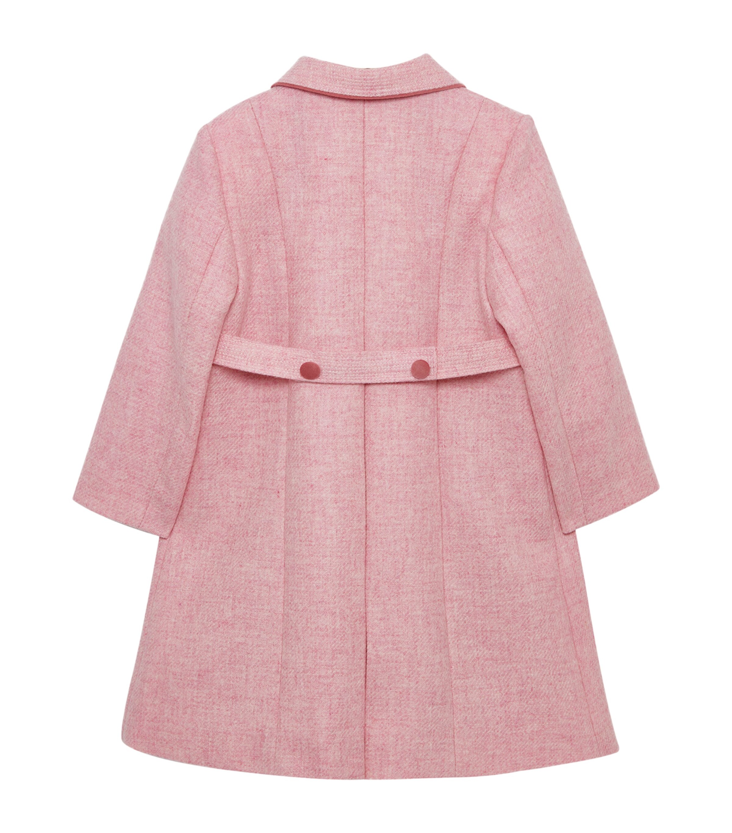 Wool Double-Breasted Coat (2-5 Years) PINK Image 2