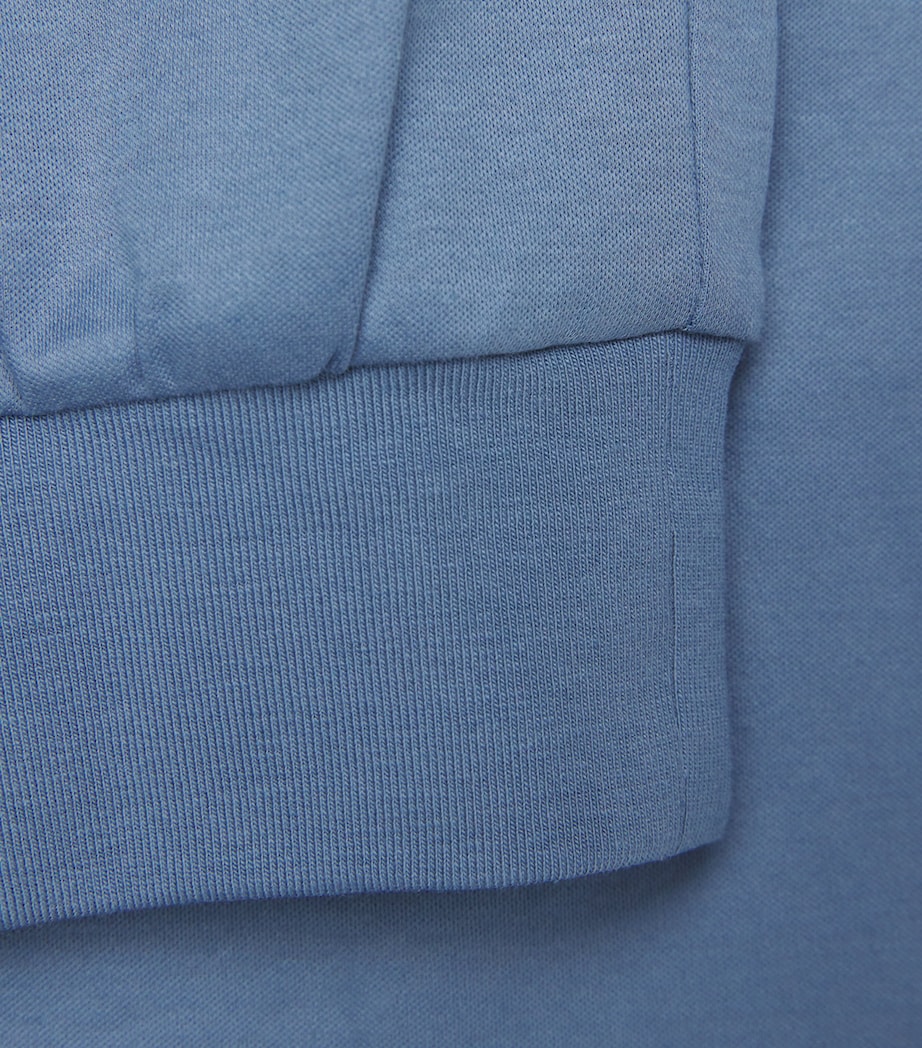 Zimmerli Mens 286 Sea Island Lounge Trousers Blue Horizon Image 6