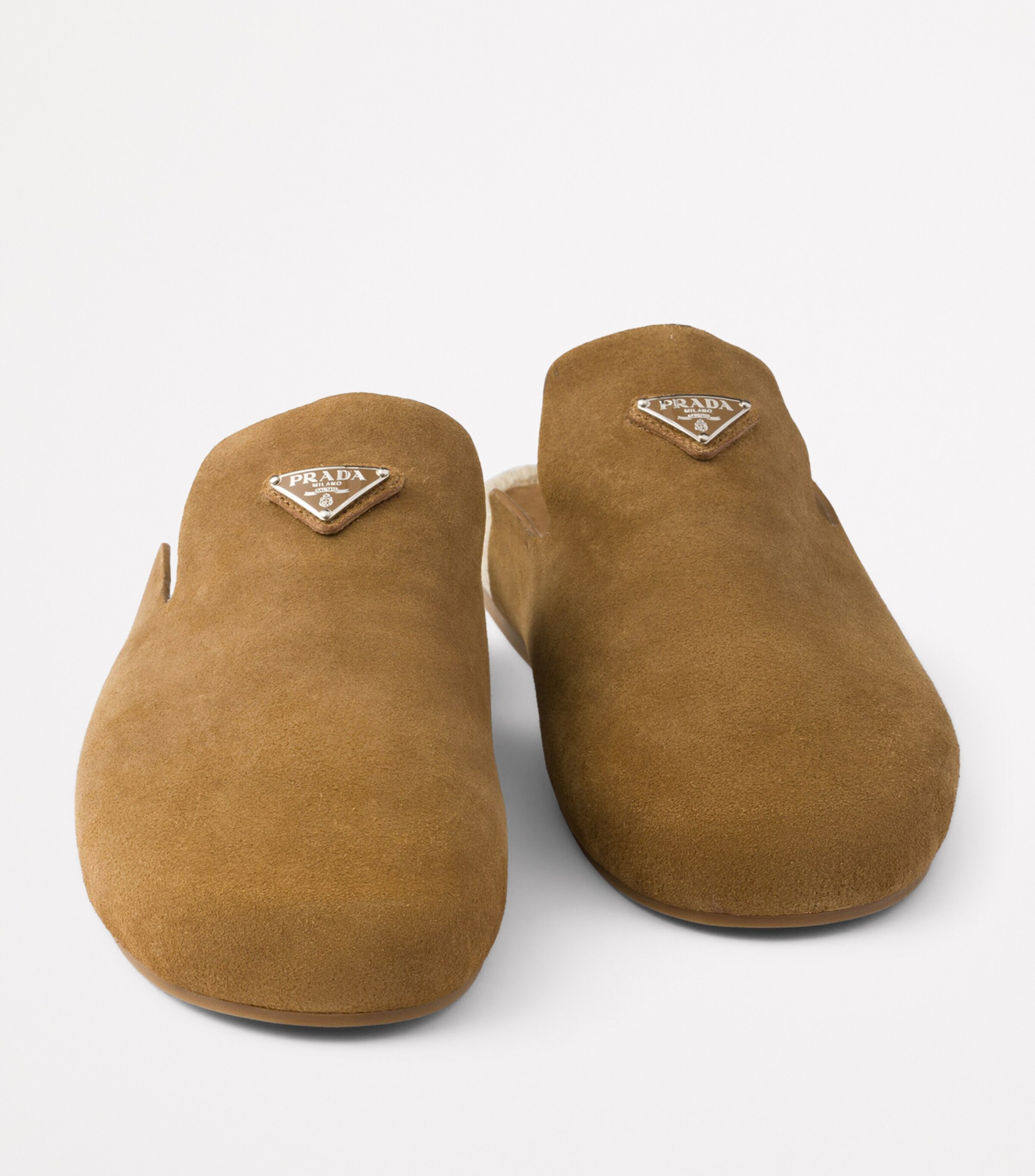 Suede Logo Mules F0401 Image 5