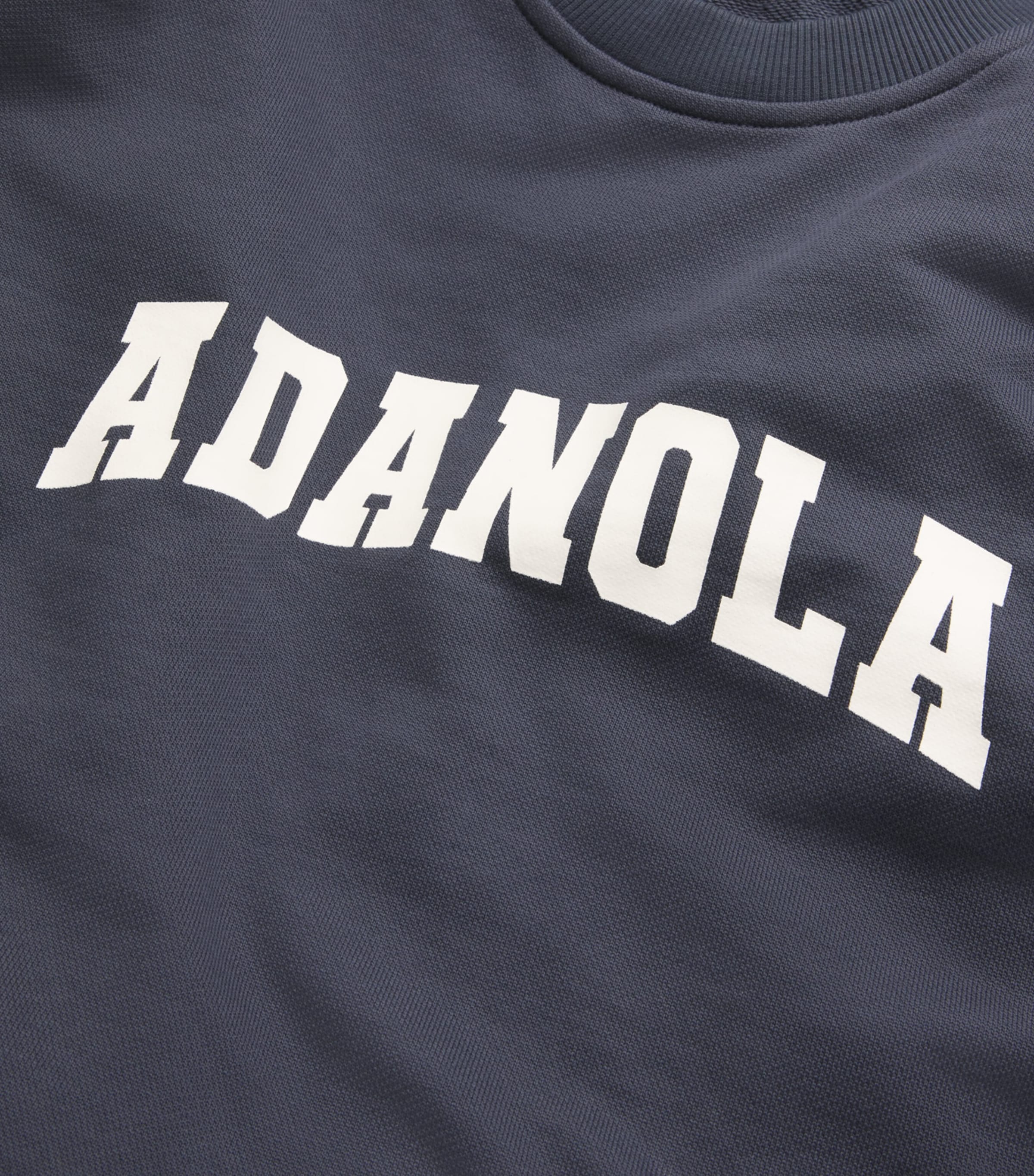 Adanola Womens Oversized Varsity Sweatshirt Midnight Blue Image 5