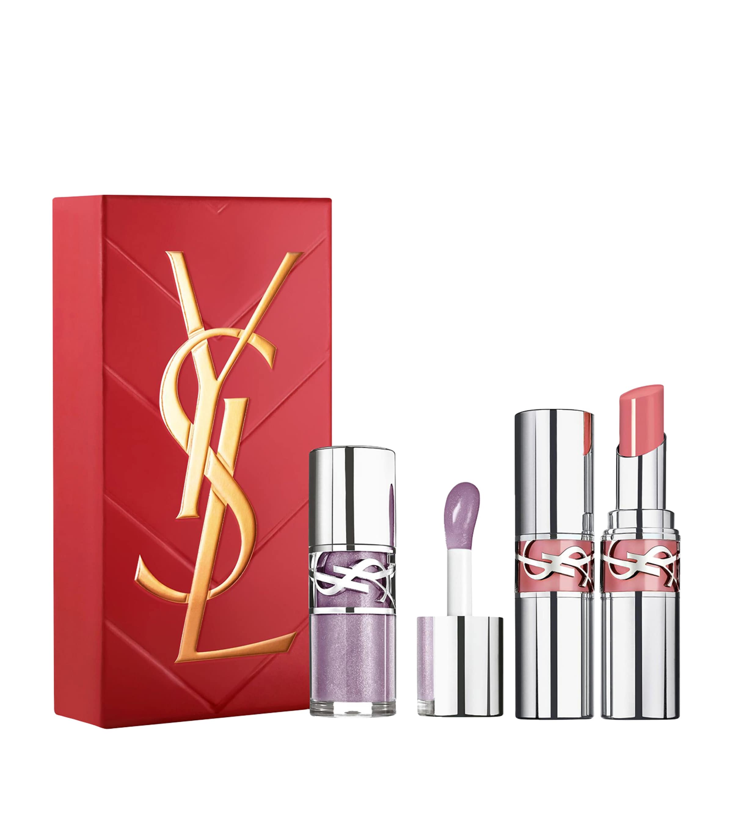 YSL Loveshine Lipstick and Loveshine Plumping Lip Oil Gloss Gift Set