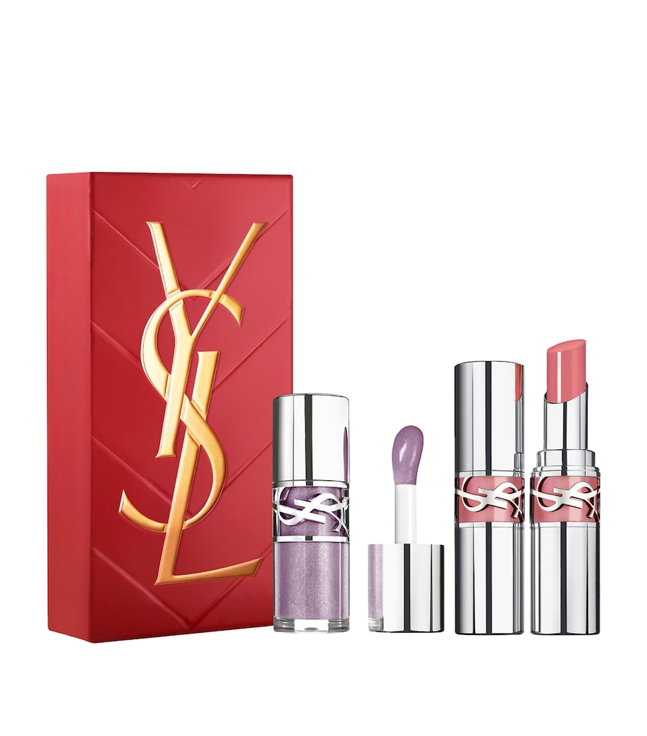 YSL Loveshine Lipstick and Loveshine Plumping Lip Oil Gloss Gift Set Image 1