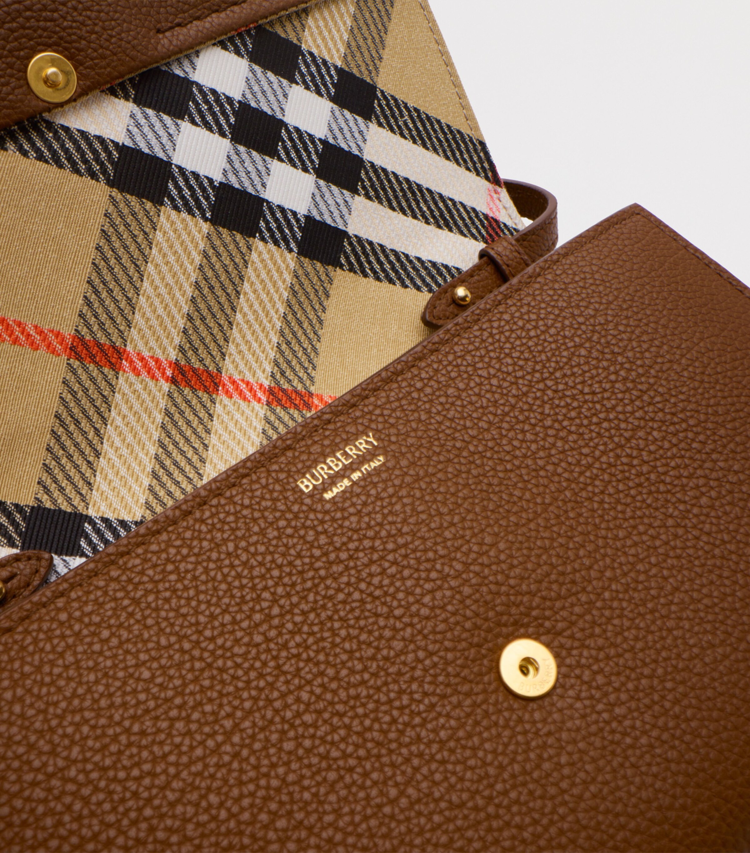 Leather Cotswolds Strap Wallet HAZEL Image 6