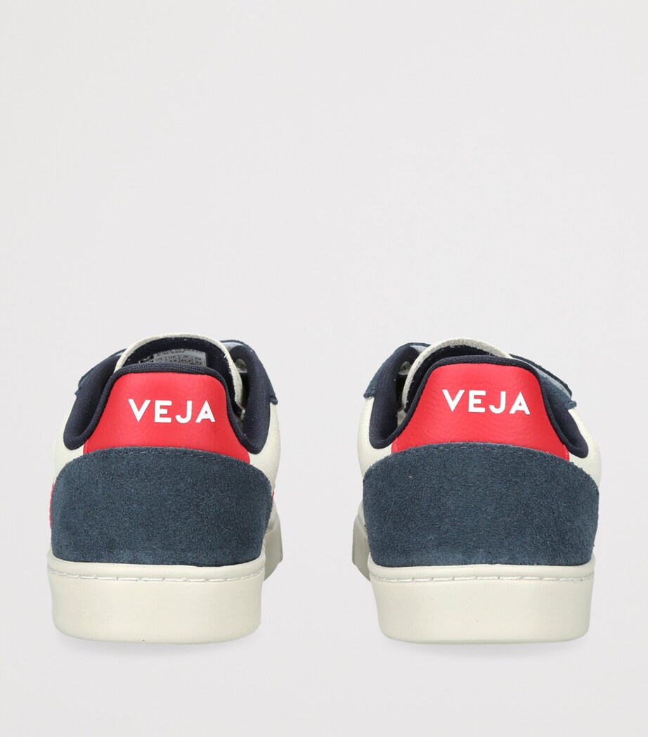Veja Kids Leather V-10 Sneakers White/navy Image 2