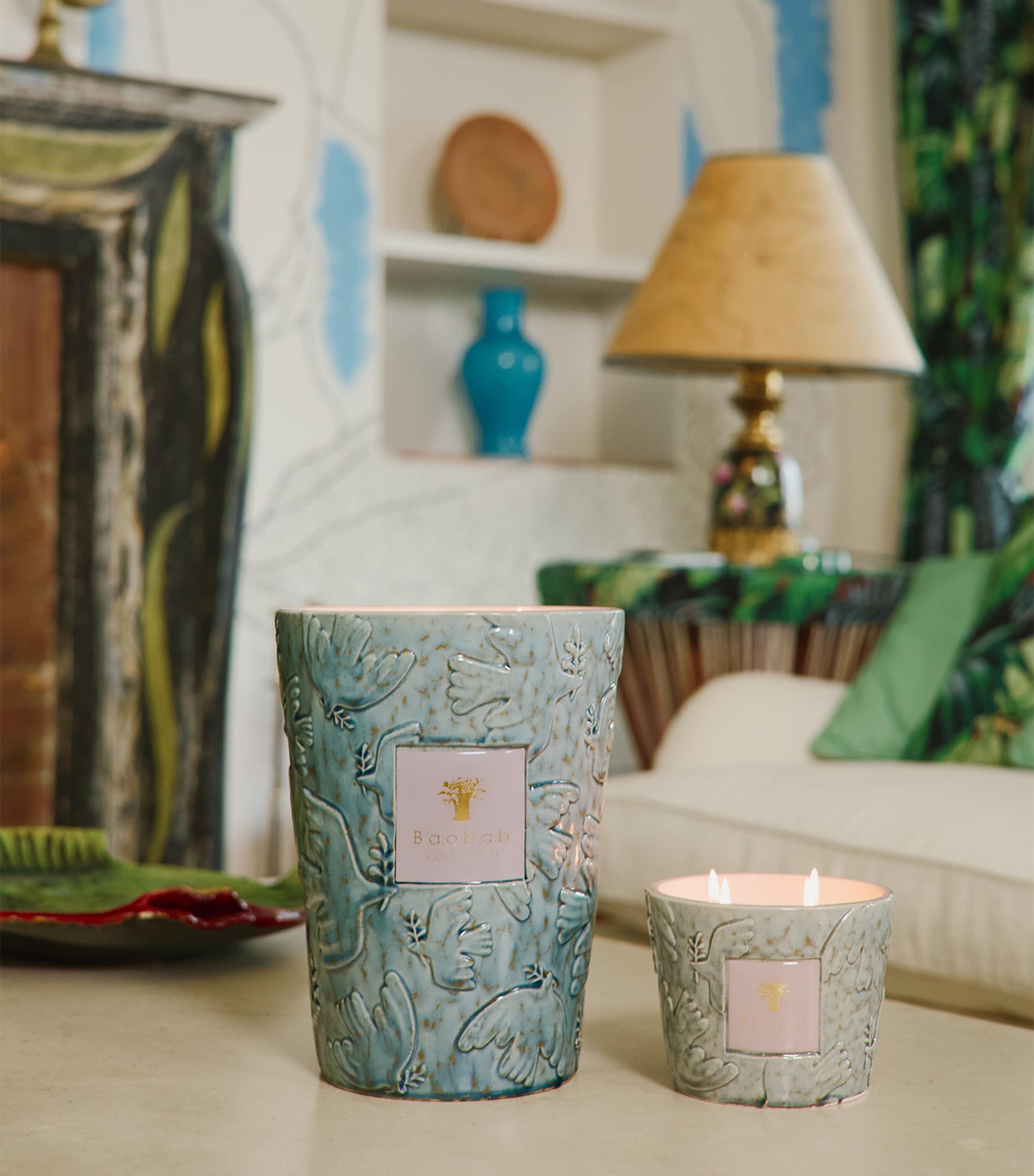 Baobab Collection Colombe Scented Candle (6kg) Green Image 4