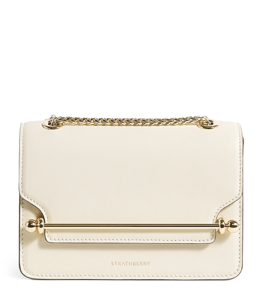 Mini Leather East-West Shoulder Bag VANILLA Image 1