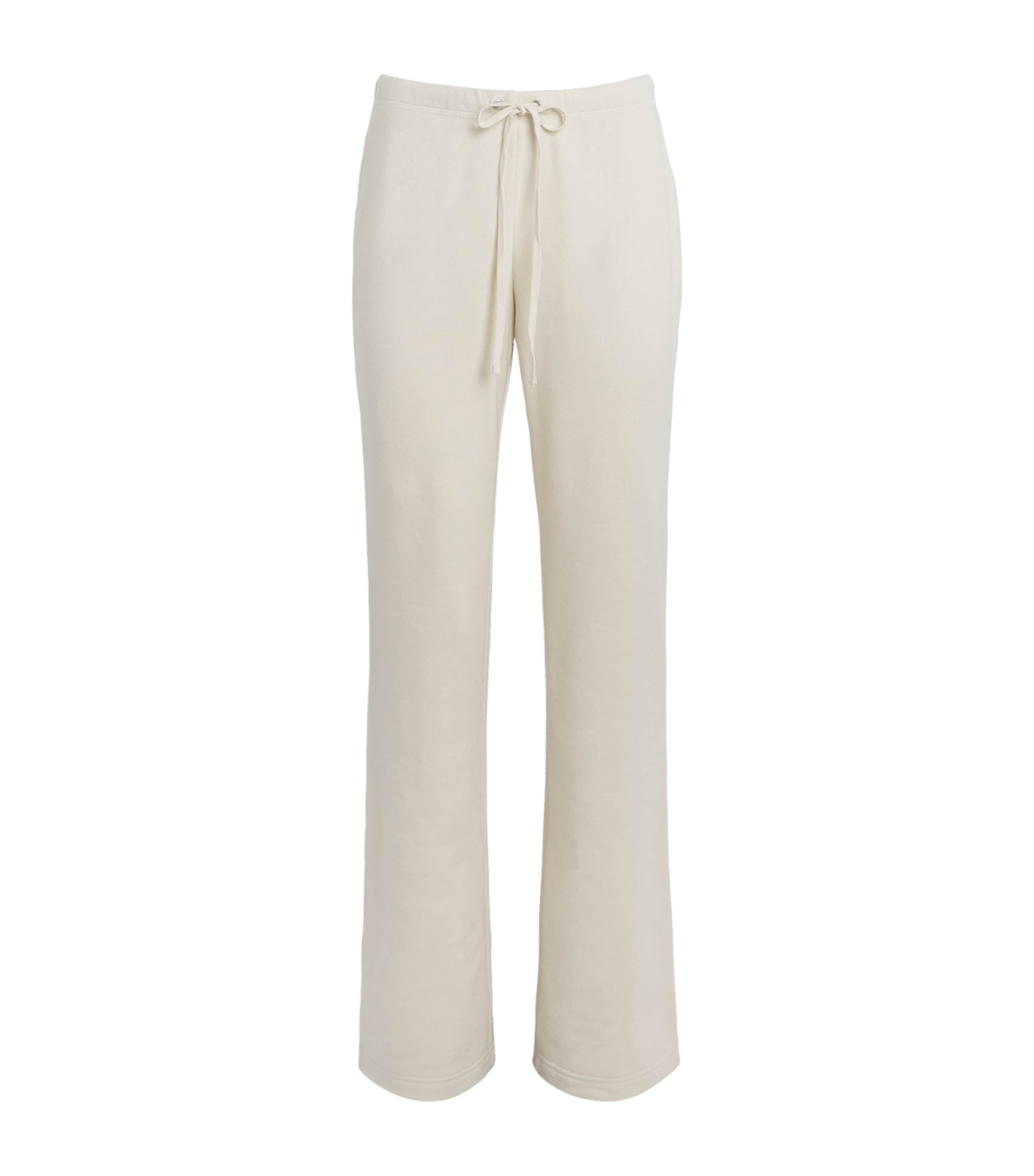 Skims Womens Drapey French Terry Sweatpants Buff Image 1