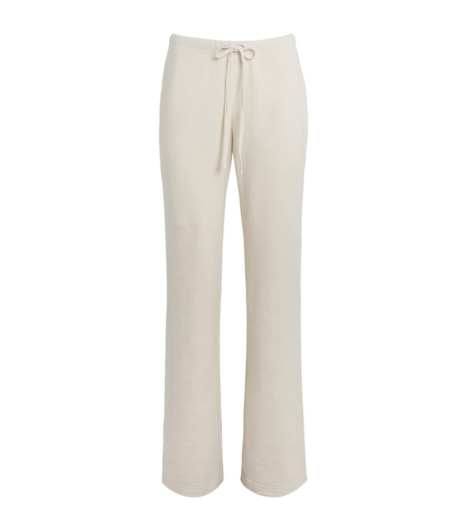 Skims Womens Drapey French Terry Sweatpants Buff Image 1