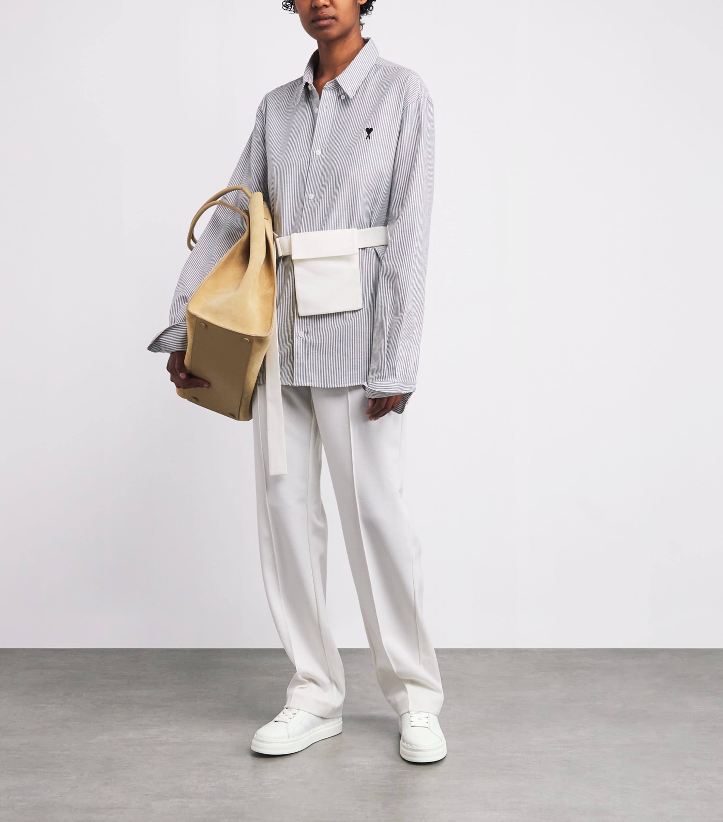 Leather Lauren Sneakers WHITE Image 5