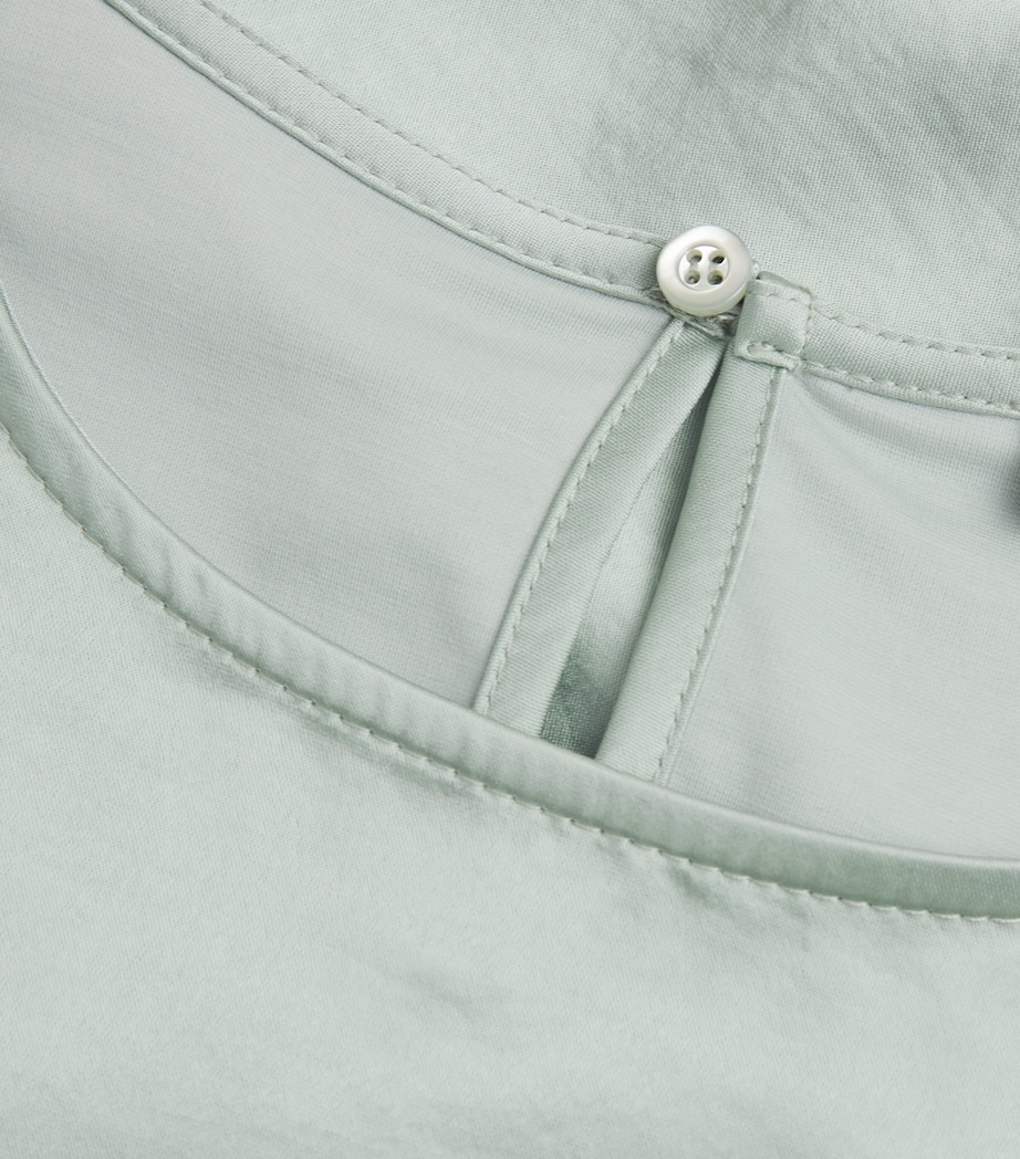 Satin-Front T-Shirt JADE Image 5