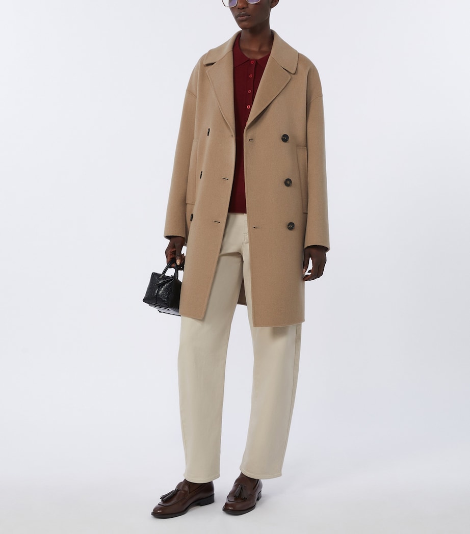 Virgin Wool Coat HAZELNUT BROWN Image 3