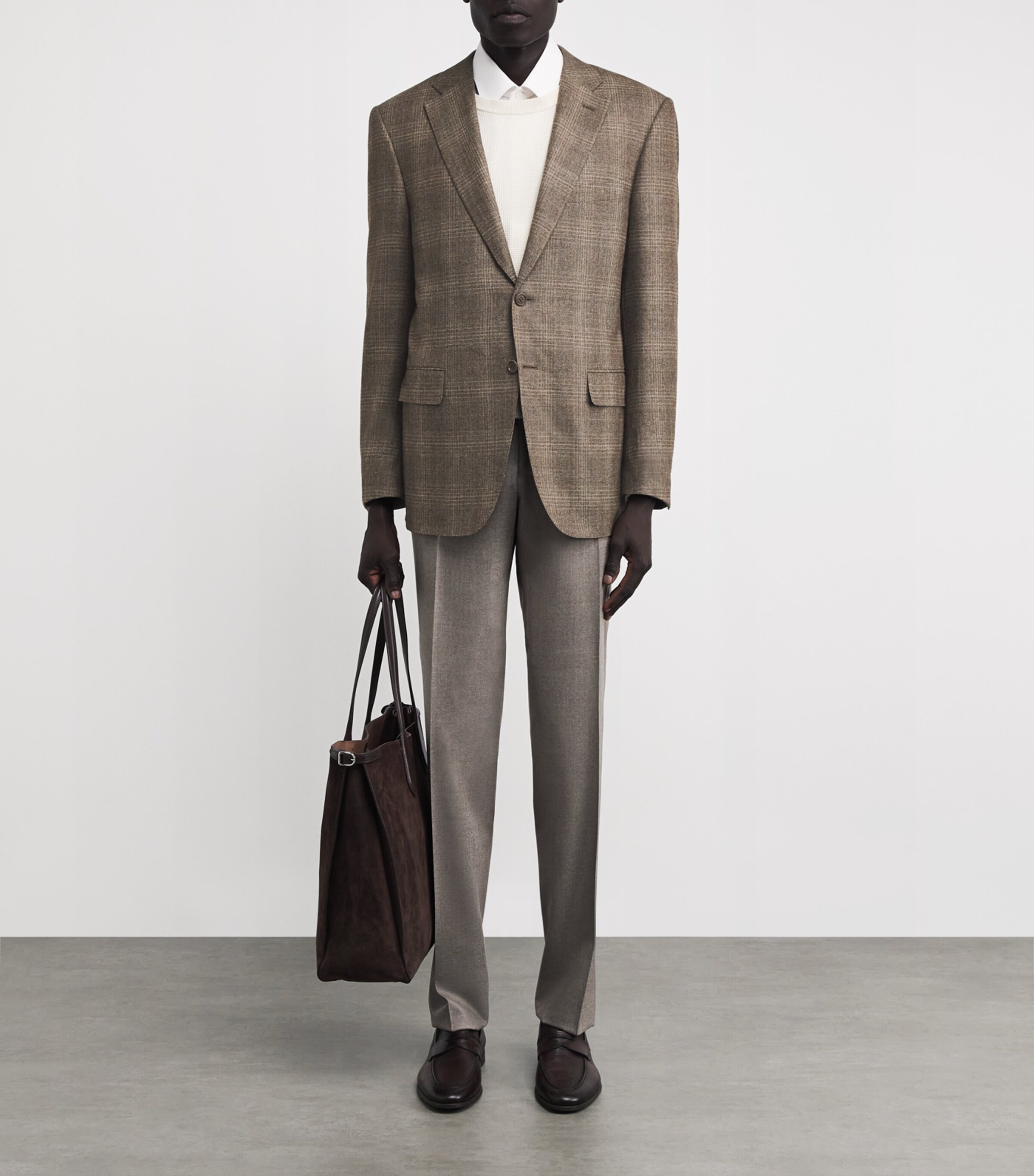 Canali Mens Wool Tailored Blazer Image 2