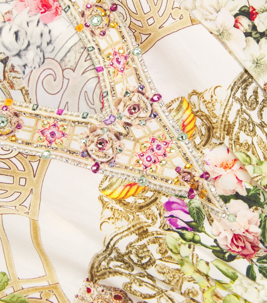 Camilla Womens Silk Floral Kaftan Egyprose Image 5