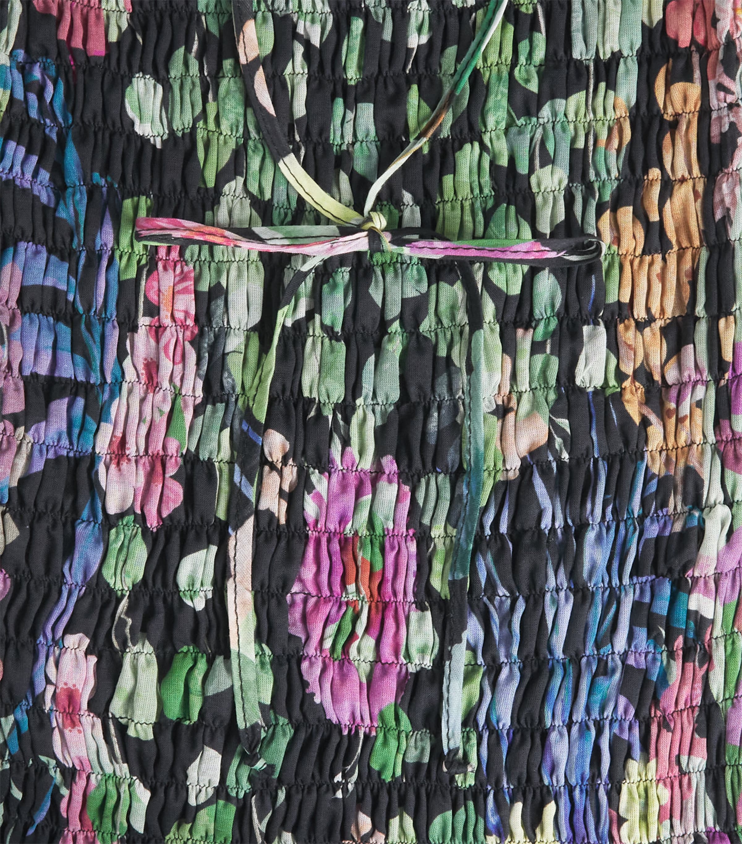 Cotton-Blend Aeris Mini Dress BLACK LAGOON Image 5