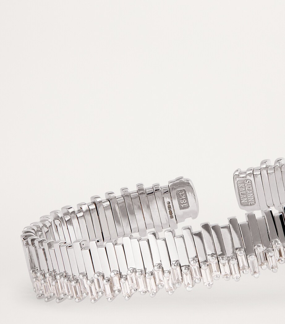 White Gold and Diamond Golden Age Bangle 18K WG/WD Image 6