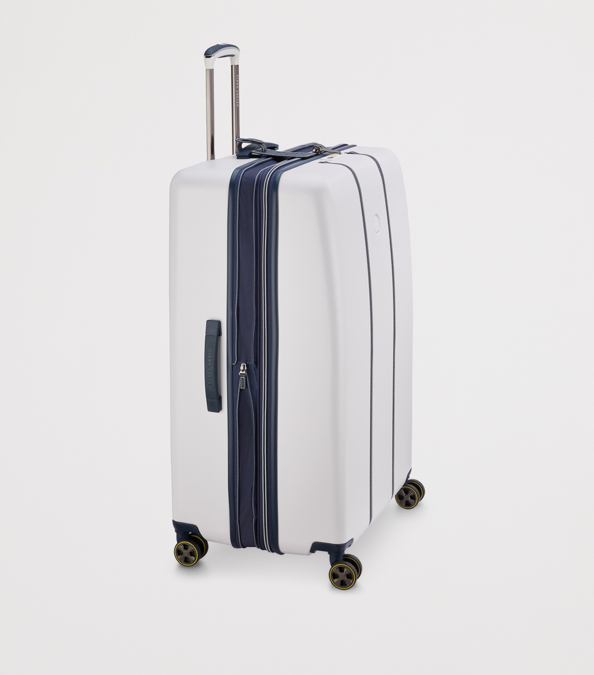 Cadence Expandable Hard Check-In Suitcase (82cm) IVORY / NAVY Image 8