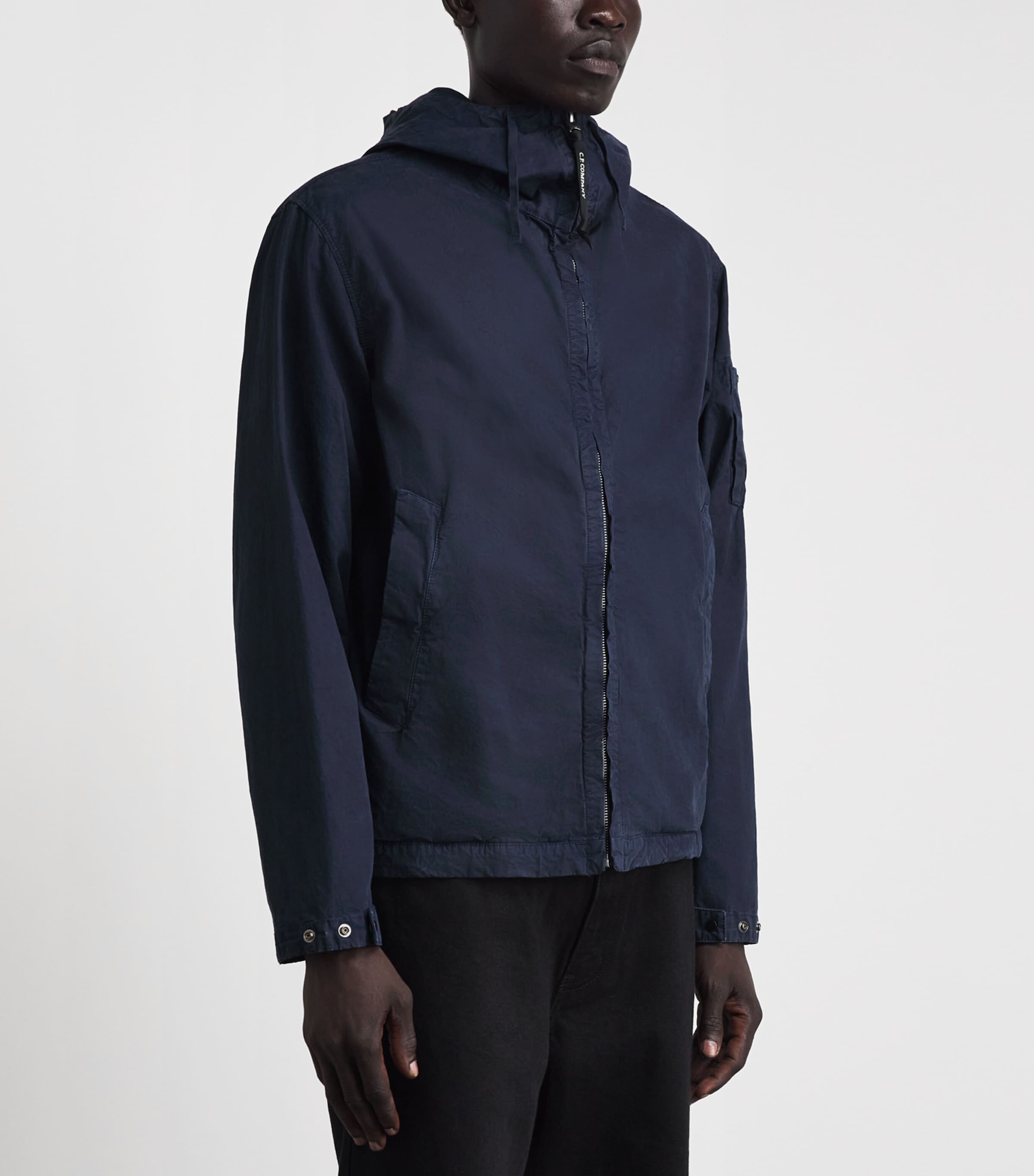 C.P. Company Mens Micro-Reps Garment-Dyed Jacket Image 4