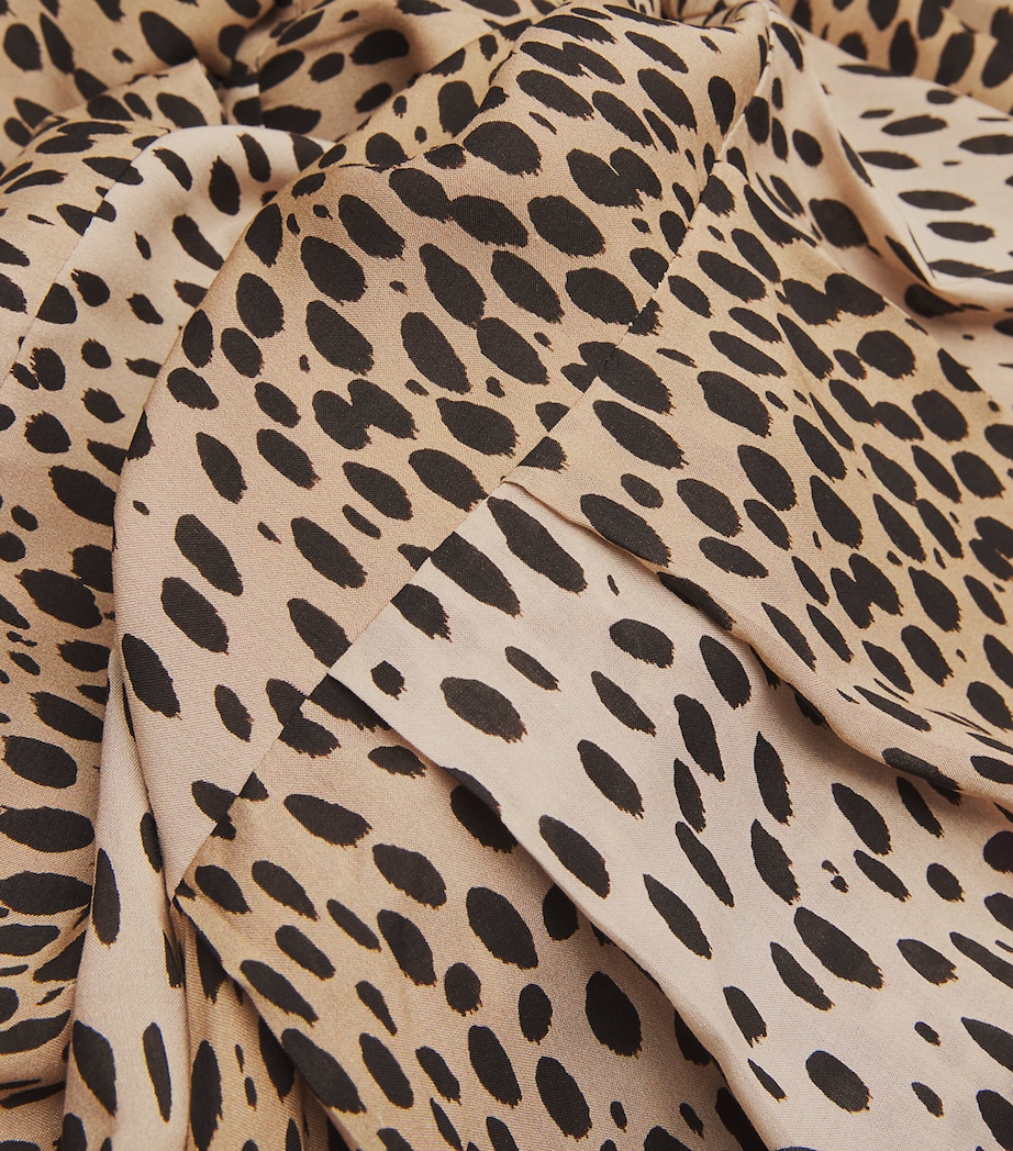 Antelope Spot Print Izzy Midi Dress ANTELOPE SPOT BLACK Image 5