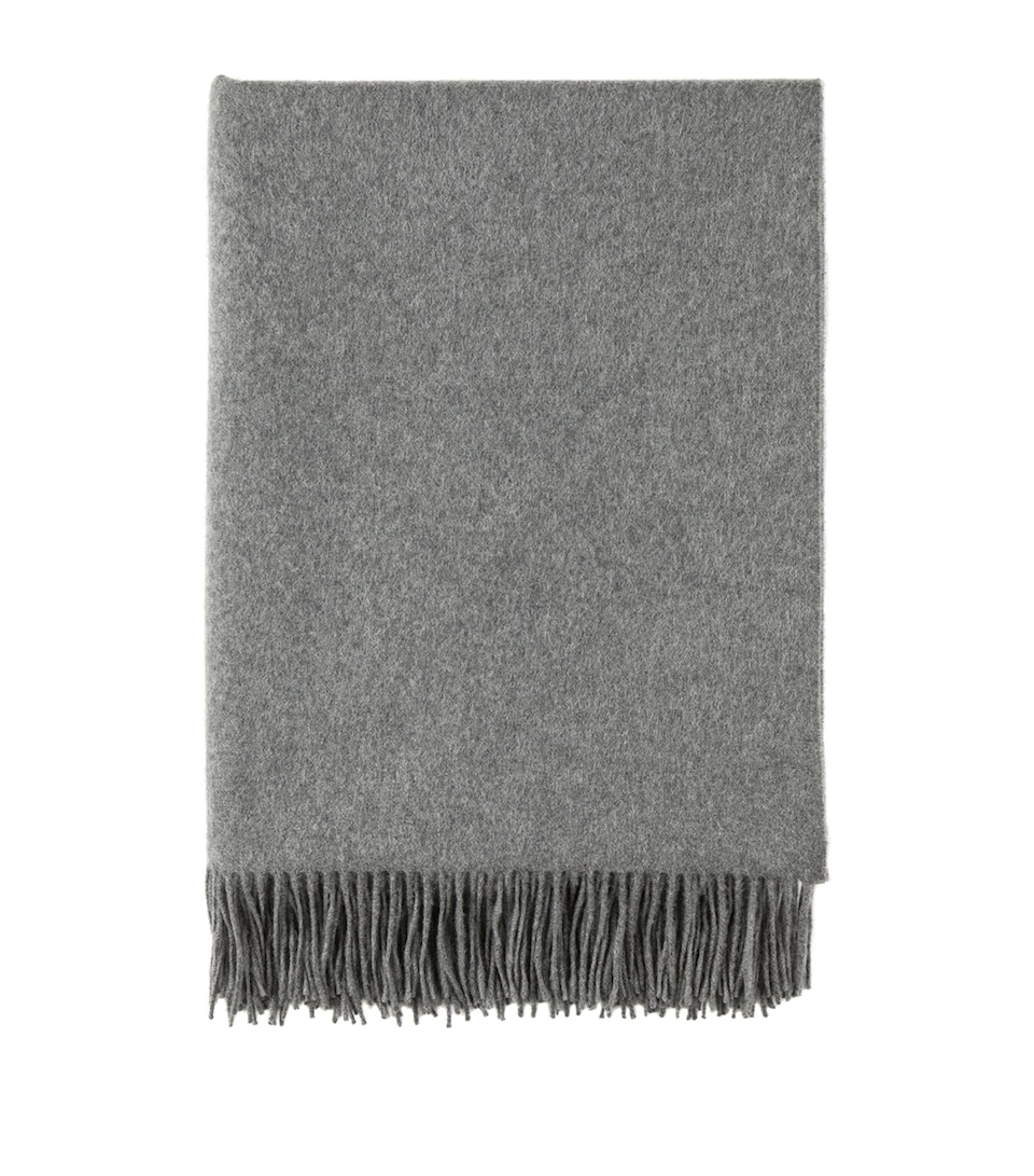 Cashmere Fringed Throw (140cm x 190cm)