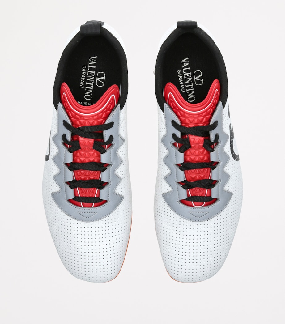 Leather Chromathon Sneakers WHITE/COMB Image 4