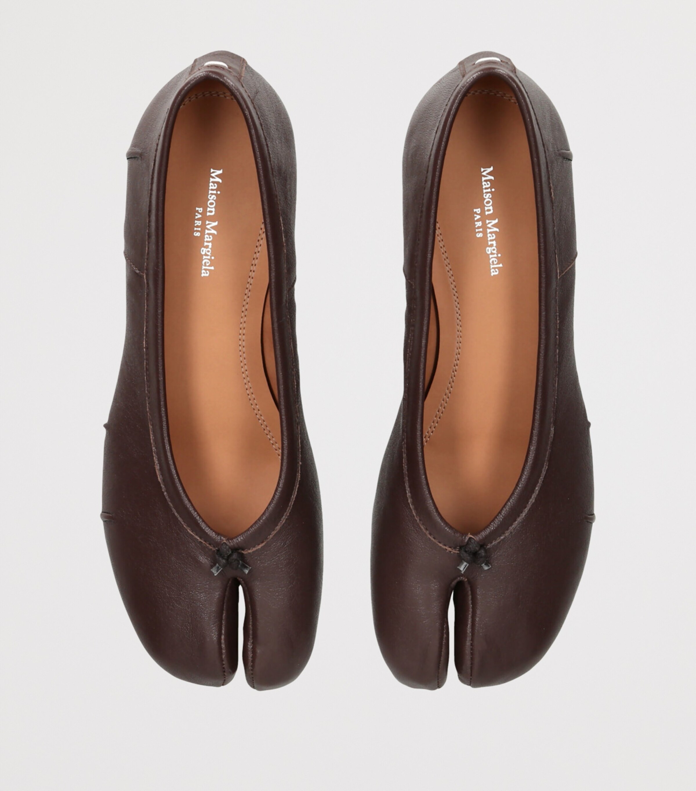 Maison Margiela Brown Tabi Ballerina Mules 30 | Harrods US