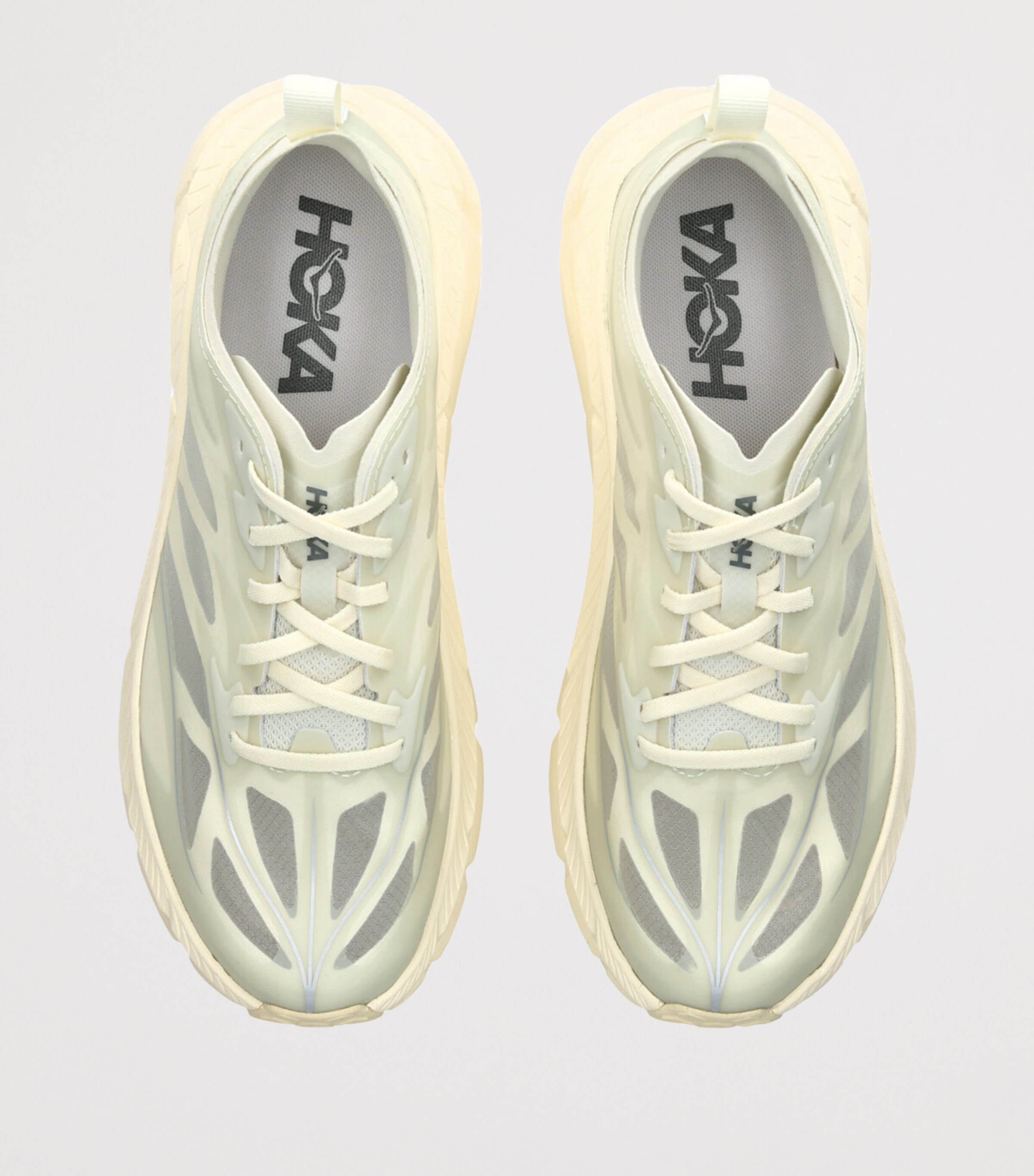 Hoka Mens Mafate Speed 4 Lite Trainers Beige Image 4