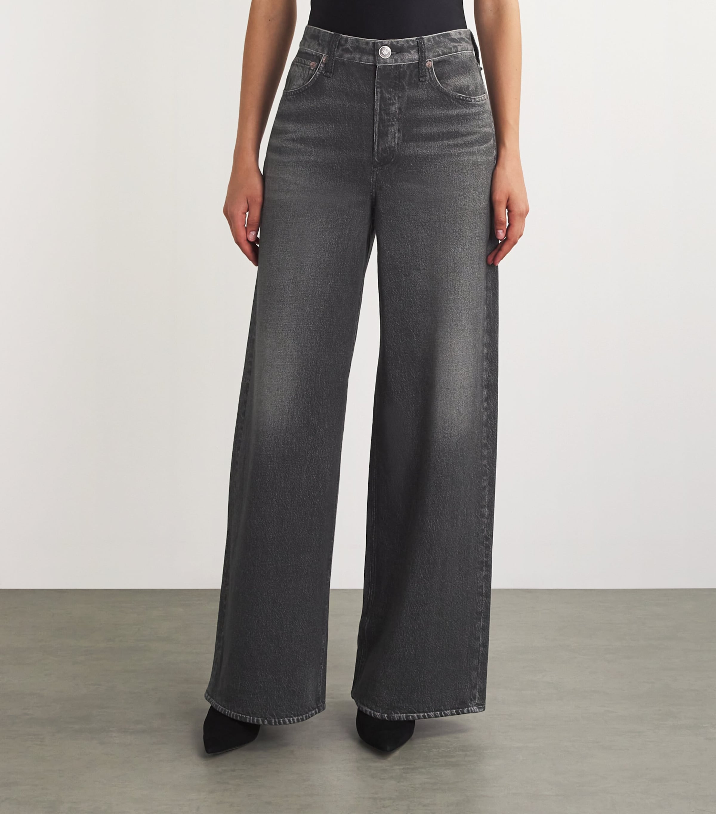 Miramar Sofie Wide-Leg Jeans WASHED BLACK Image 3