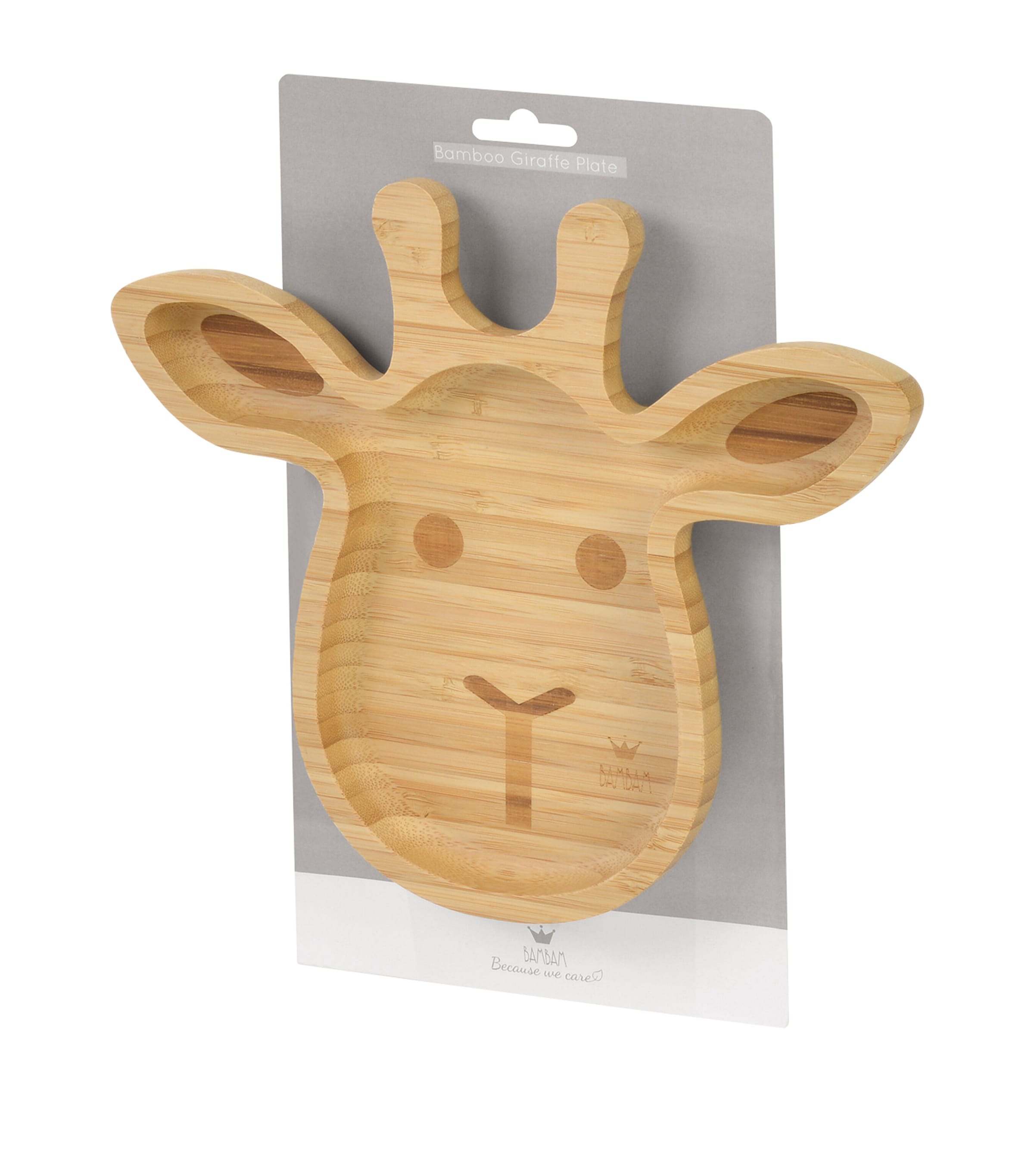 Bamboo Giraffe Plate NEUTRAL Image 3