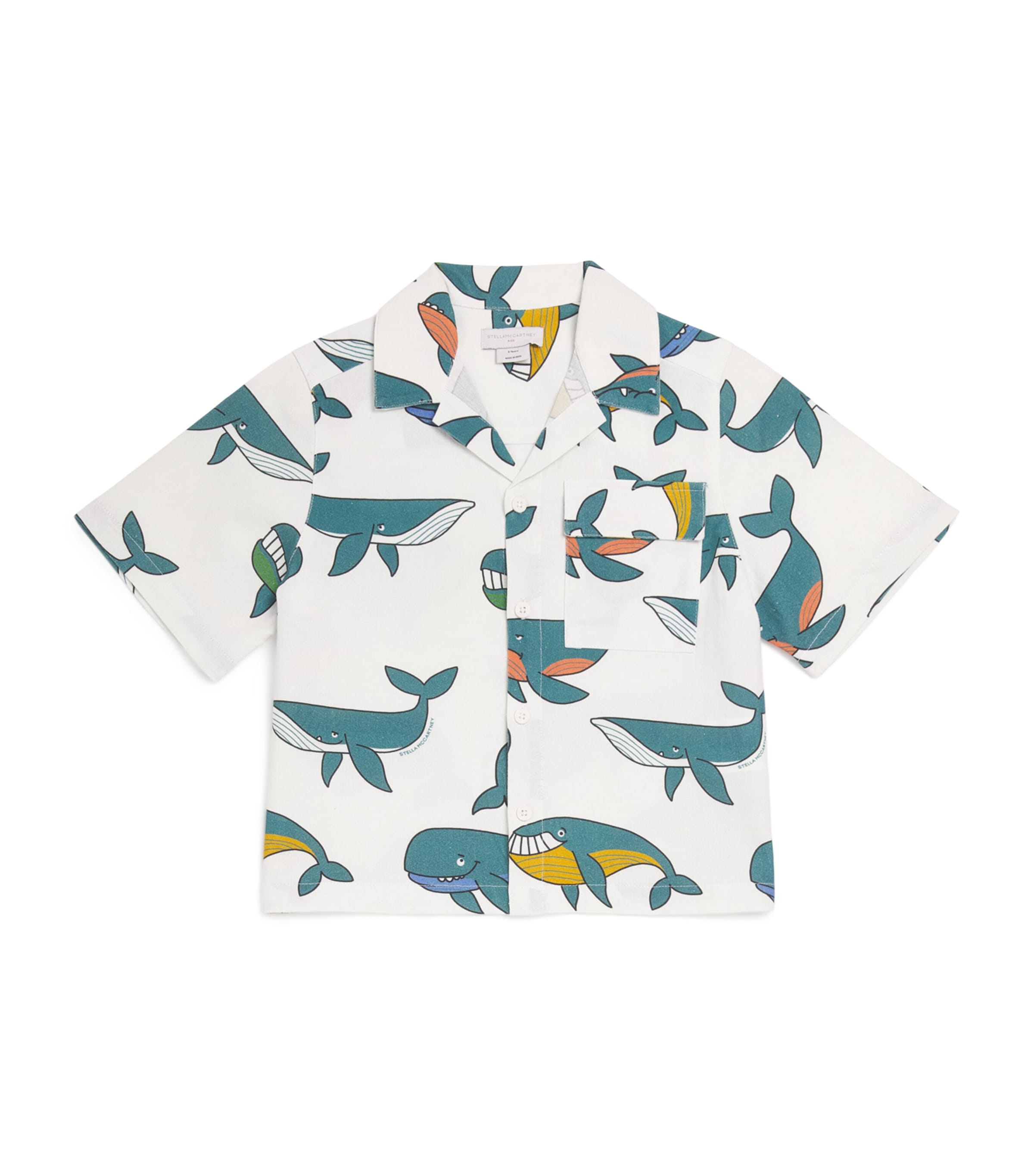Stella McCartney Kids Cotton Whale Shirt (3-14 Years) Image 1