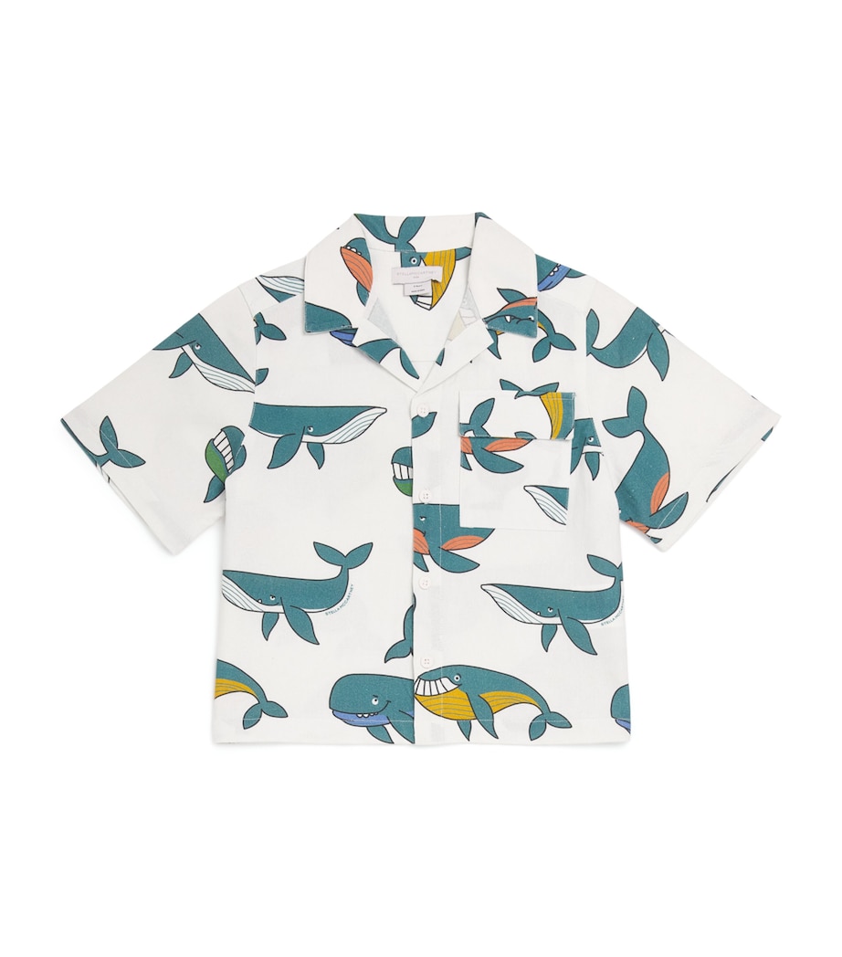 Stella McCartney Kids Cotton Whale Shirt (3-14 Years) Image 1