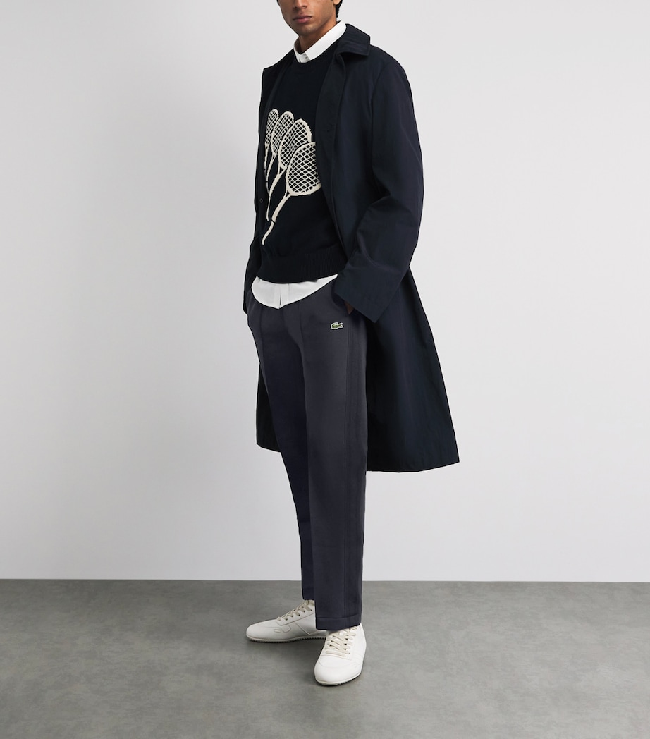 Lacoste Mens Straight Sweatpants Navy Image 2