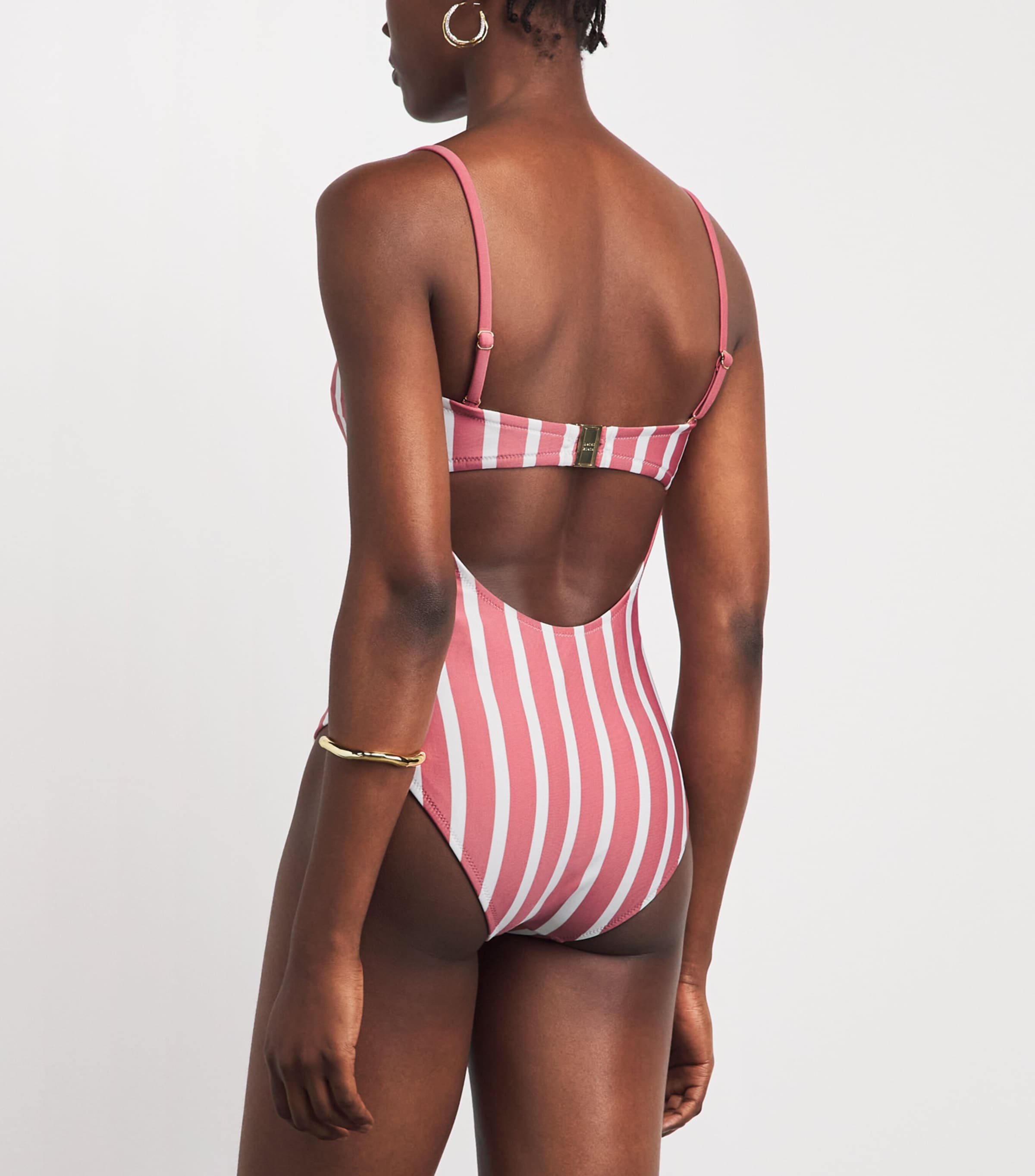 Heidi Klein Womens Striped Tramonti Swimsuit Stp Stp Image 4