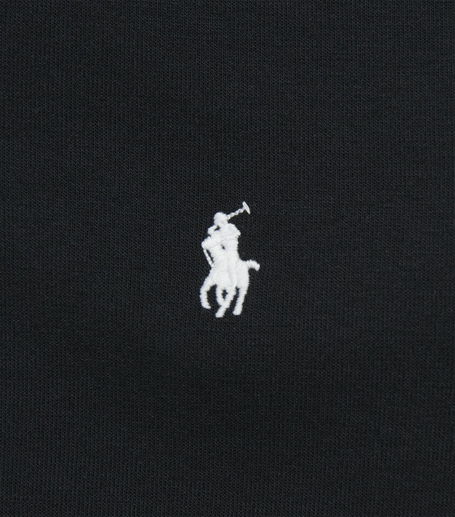 Ralph Lauren Kids Polo Pony Zip-Up Hoodie (2-7 Years) Polo Black Image 3