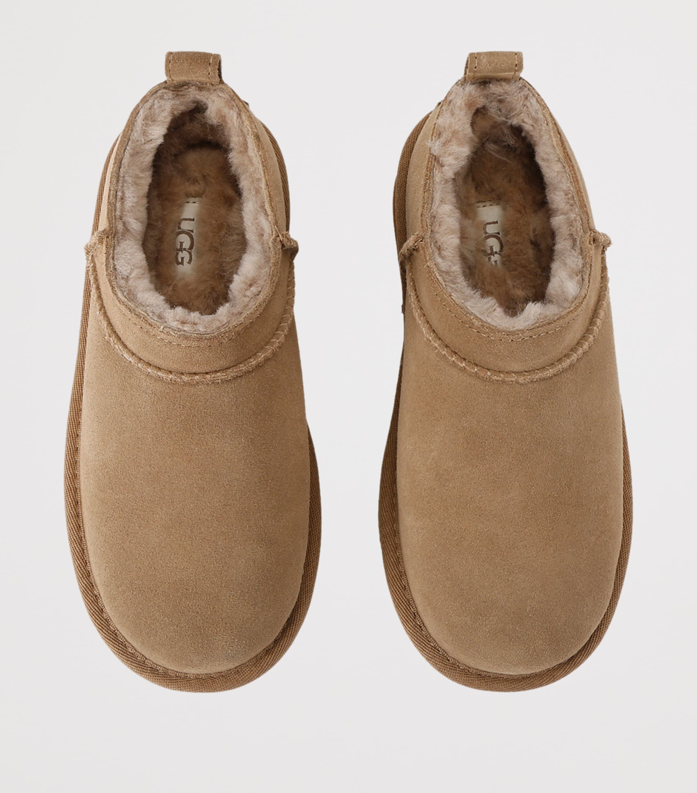 UGG Kids Suede Classic Micro Boots Brown Image 4