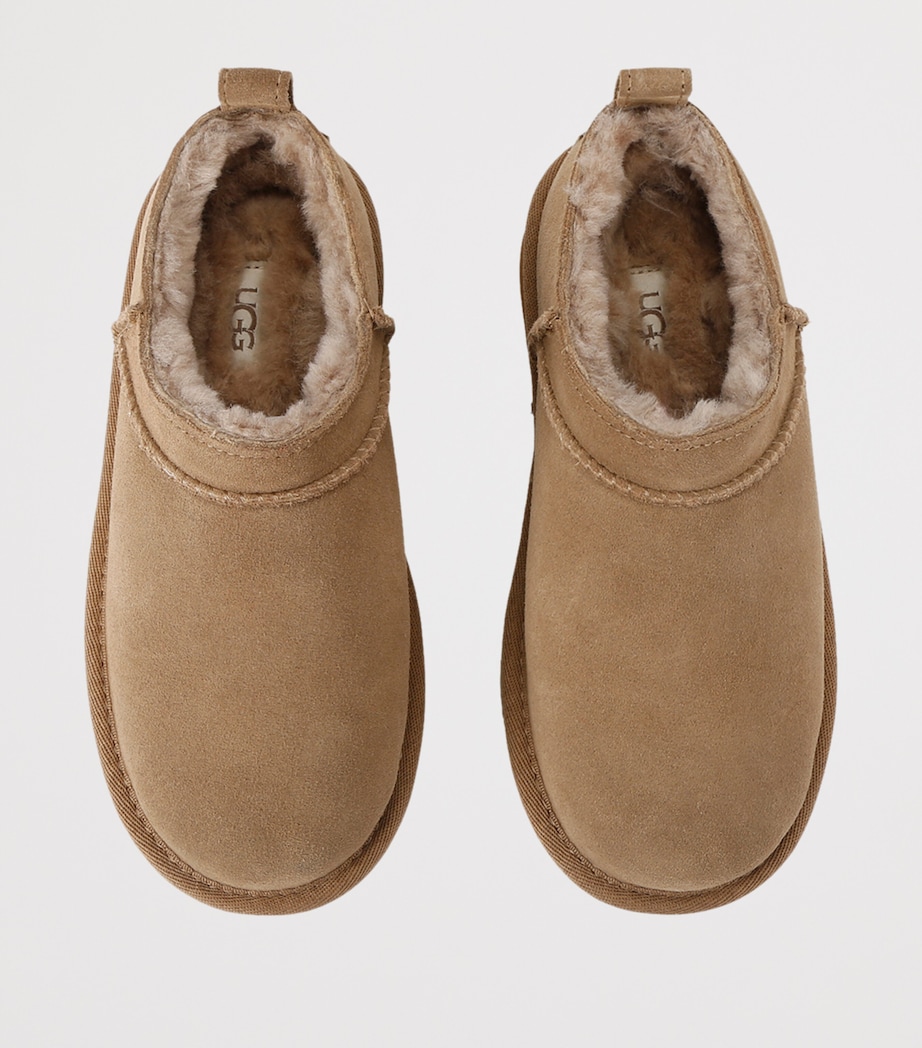 UGG Kids Suede Classic Micro Boots Brown Image 4