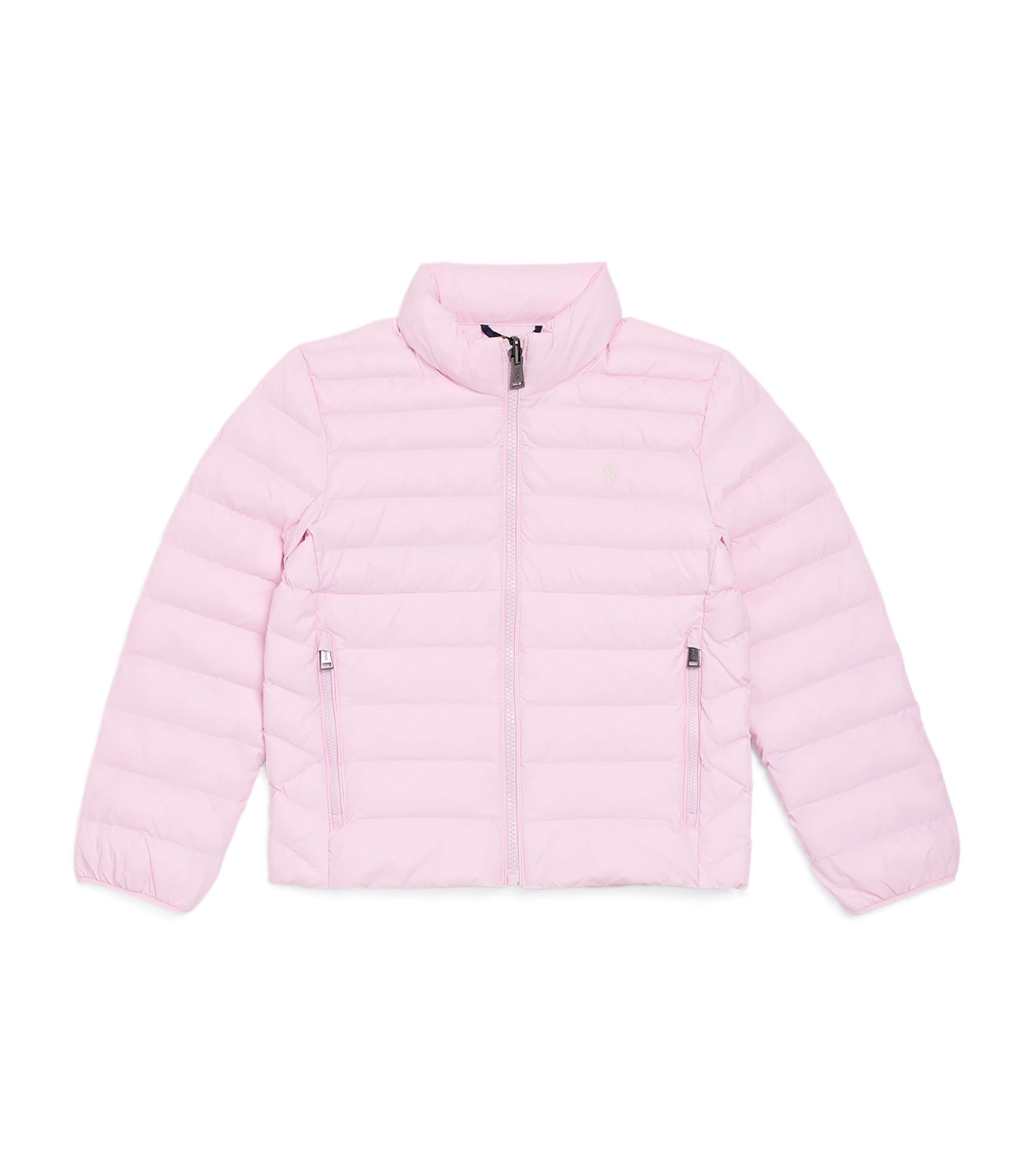 Ralph Lauren Packable Polo Pony Puffer Jacket In Pink